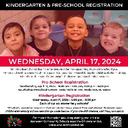 Kindergarten and Pre-School Registration